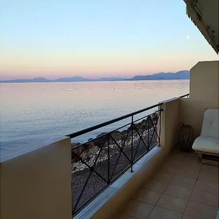 Sunset & Sea Balcony Melissi Lägenhet Melíssion